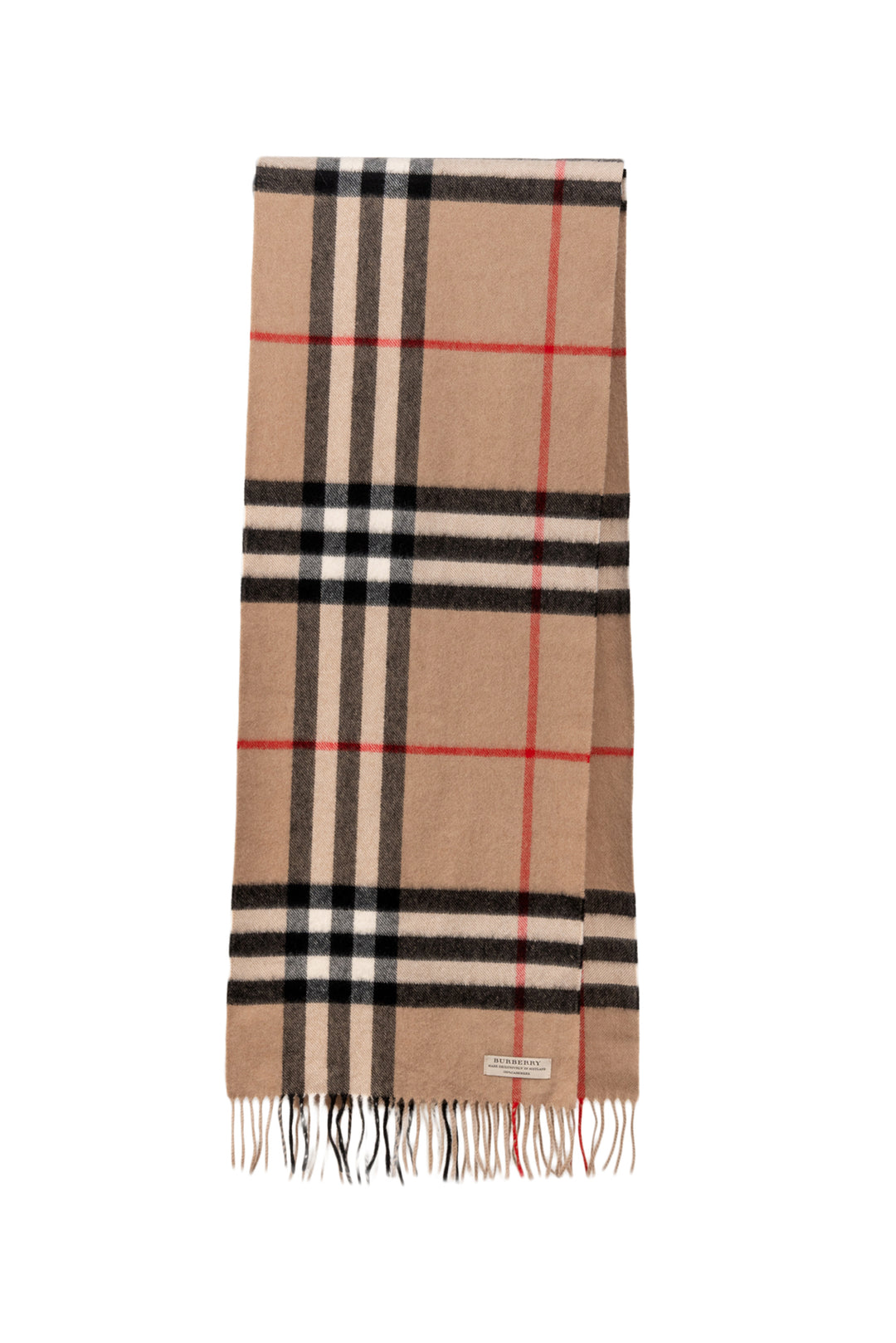 Burberry Fringed Cashmere Scarf