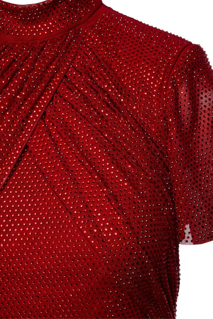 Self Portrait Rhinestone Mesh Size 6 Gown