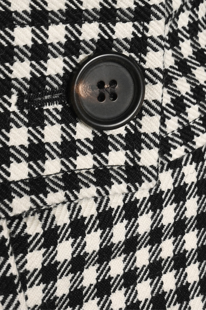 Miu Miu Size 6 2019 Wool Houndstooth Pleated Pants