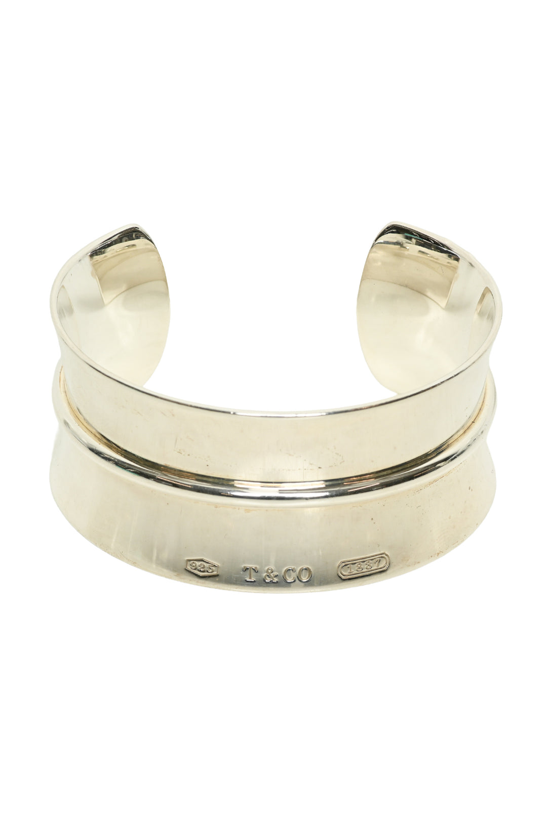 Tiffany & Co Sterling Silver Wide Cuff Bracelet