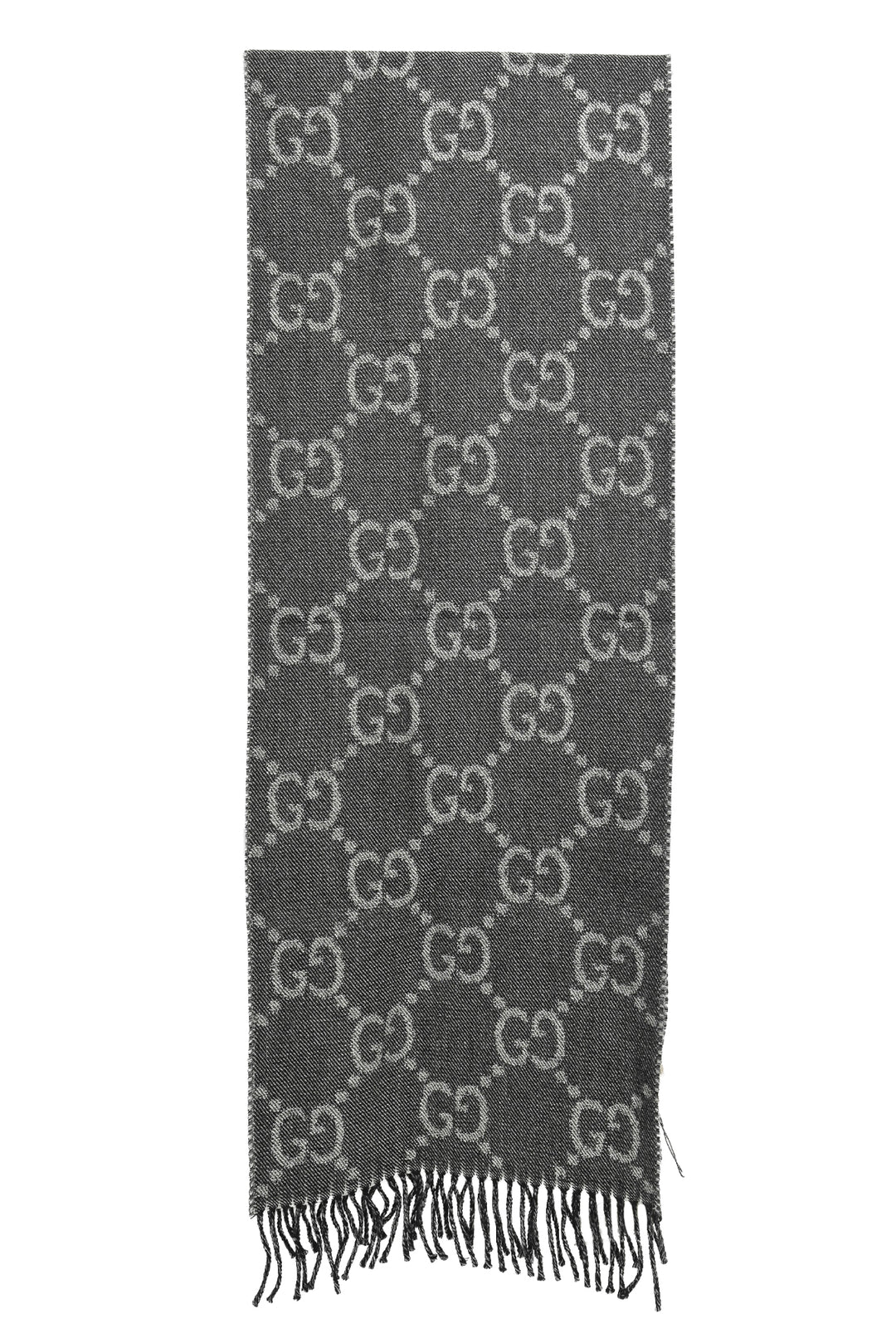 Gucci GG Monogram Wool Jacquard Scarf