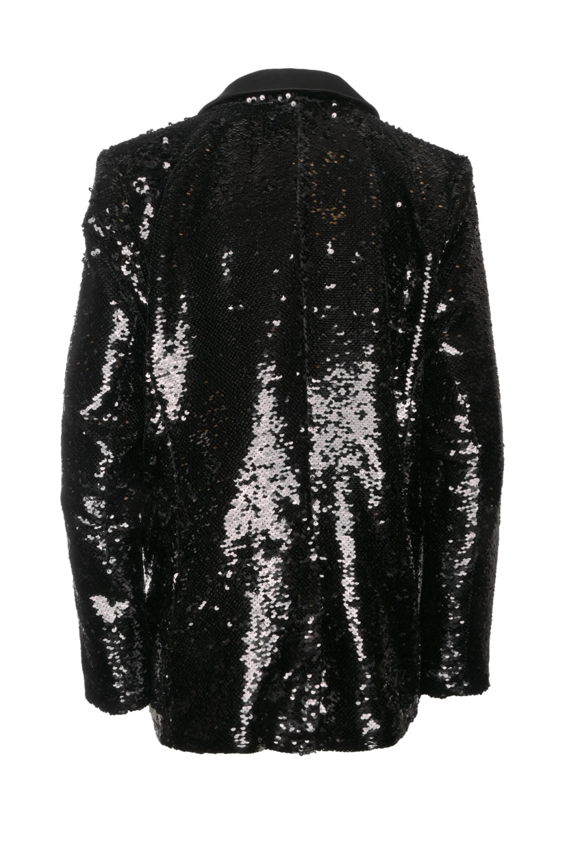 Anine Bing Size L Ace Sequin Blazer