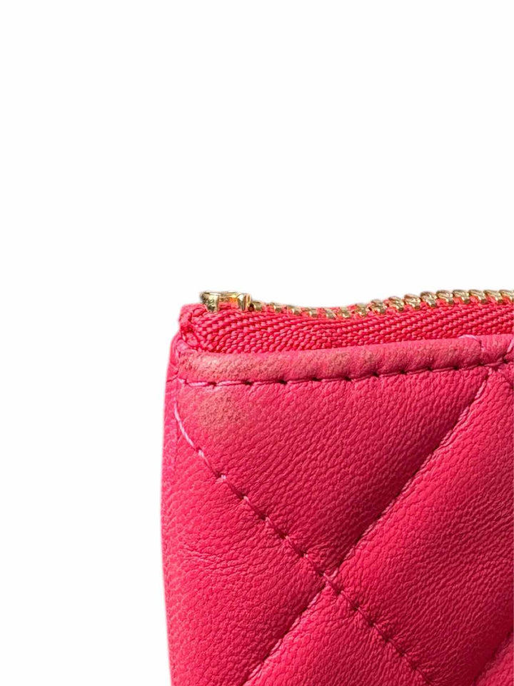 Chanel Quilted Lambskin O Case Clutch