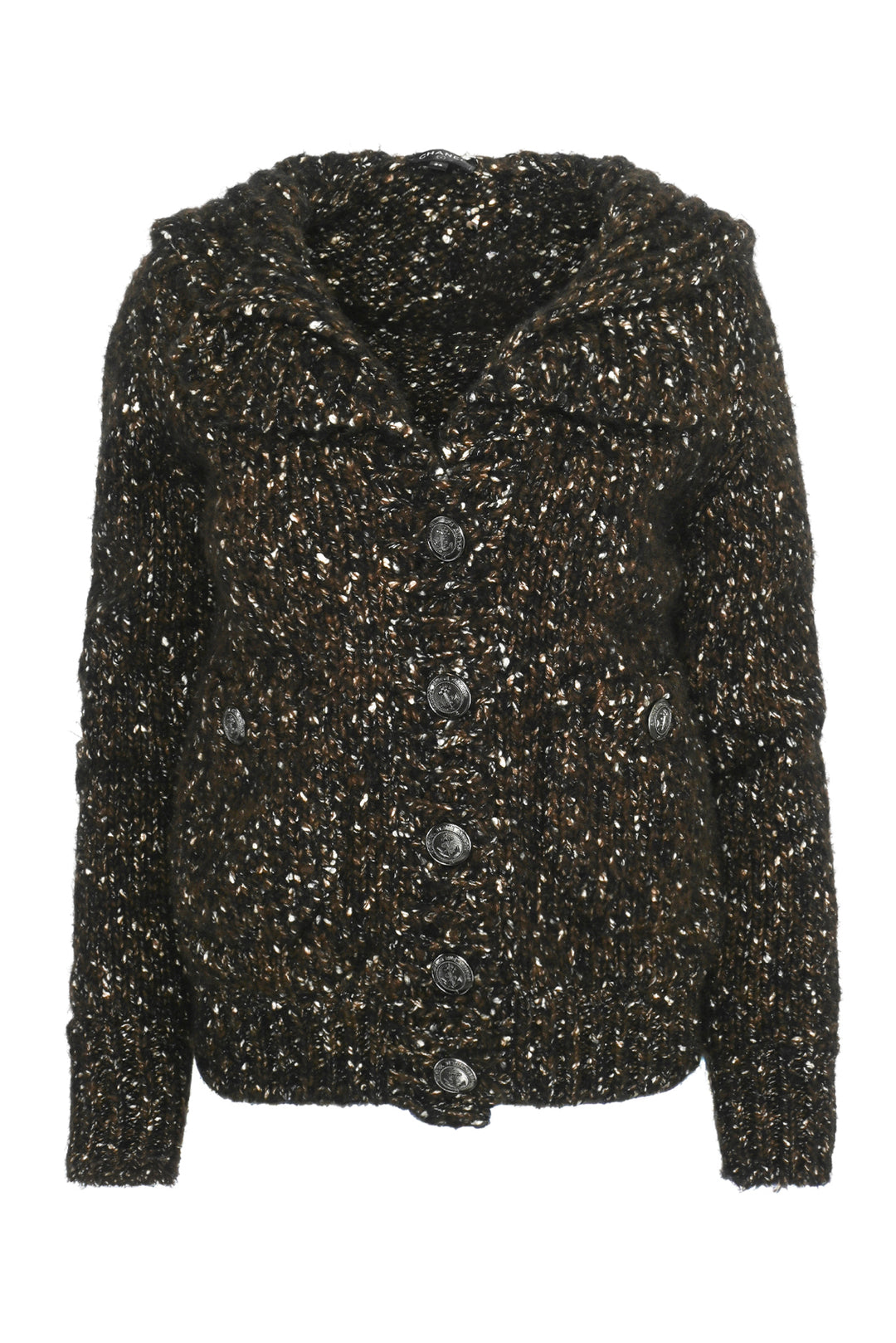 Chanel Size 34 Wool-Blend Knit Cardigan