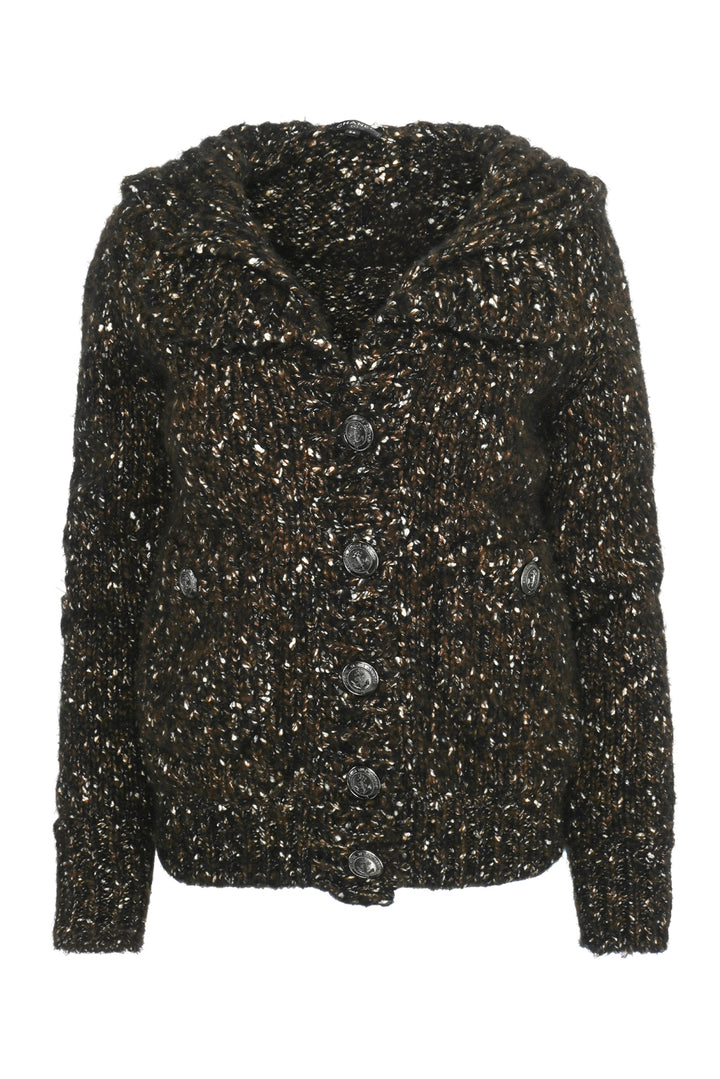 Chanel Size 34 Wool-Blend Knit Cardigan