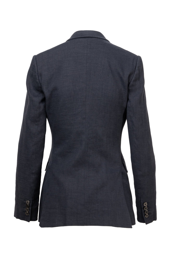 Dolce & Gabbana Size 38 Linen Blend 2 Button Blazer