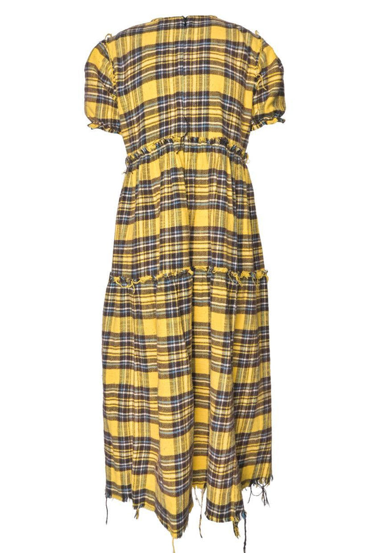 R13 Size XS Shredded Relaxed Midi Dress