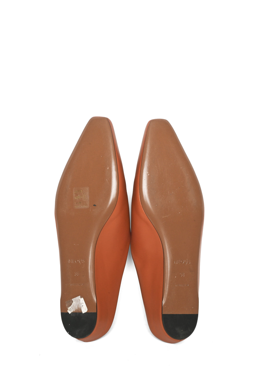 NEOUS Size 38 Leather Alba 30 Mules