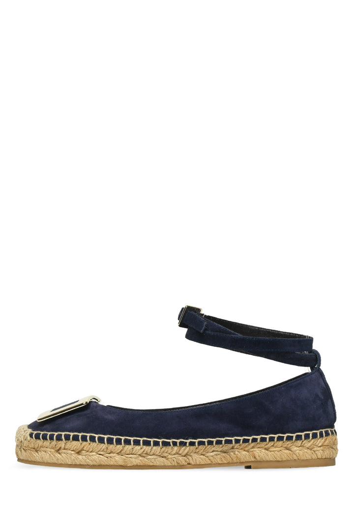 Roger Vivier Size 36.5 Ankle Wrap Espadrille Flats