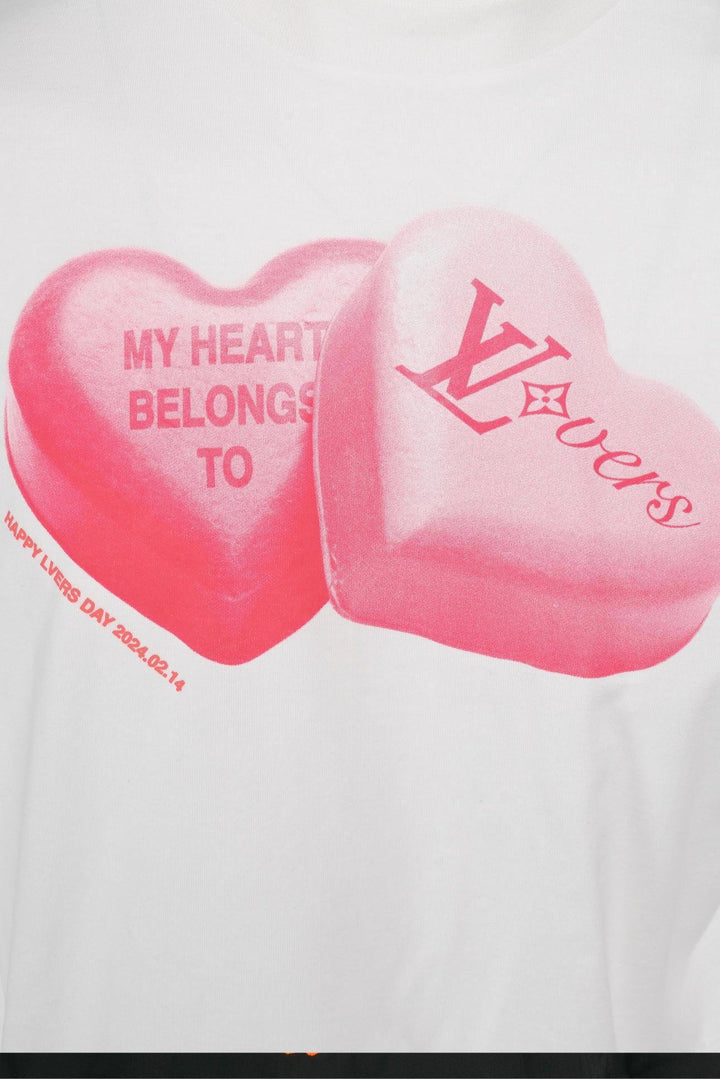 Louis Vuitton Size S Men's 2024 Staff Uniform Valentines Day T-shirt