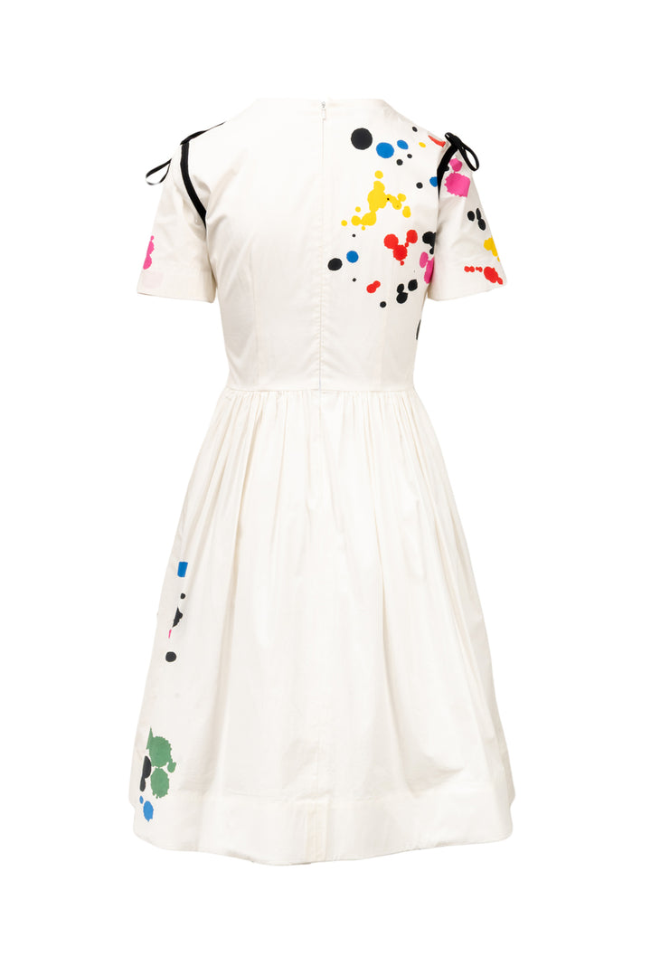 Oscar De La Renta Size 4 Paint Splatter Dress