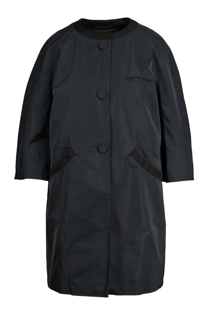 Louis Vuitton Size 40 Quarter Sleeve Button Up Midi Coat