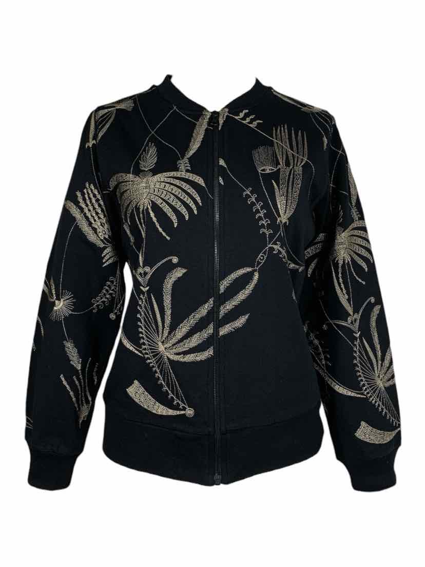Dries Van Noten Size S Floral Embroidered Bomber Jacket