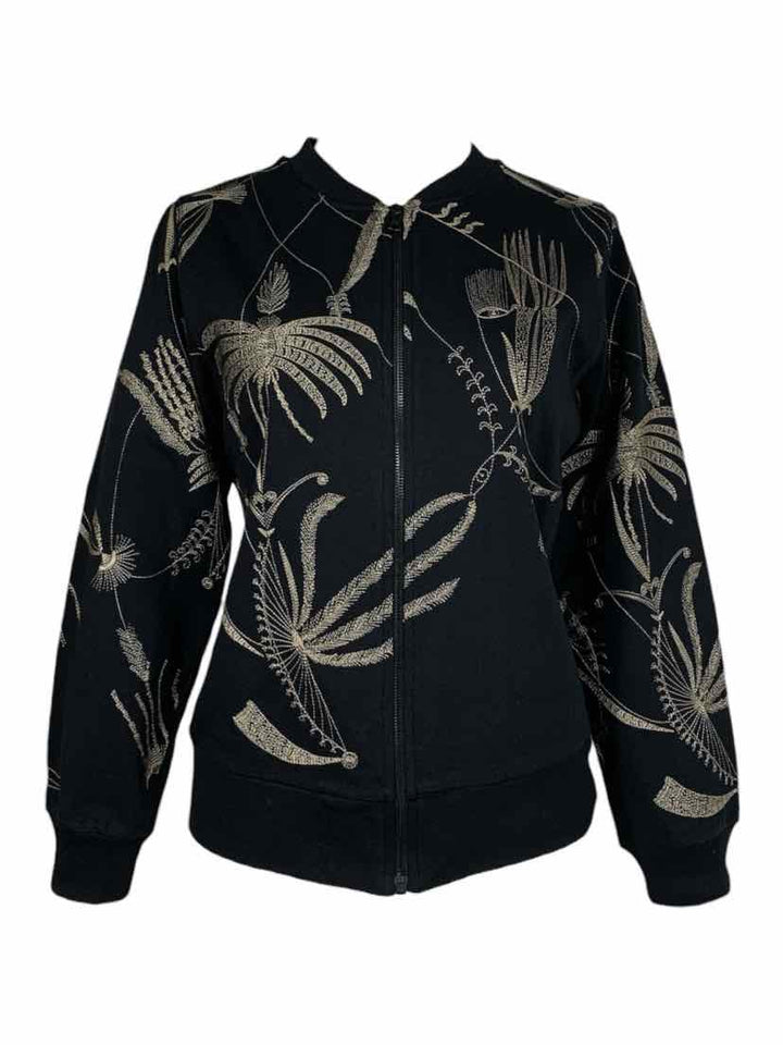 Dries Van Noten Size S Floral Embroidered Bomber Jacket