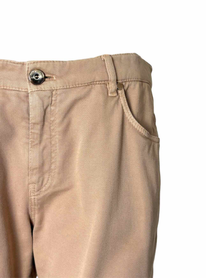 Brunello Cucinelli Size 6 Cotton Tapered Leg Pants