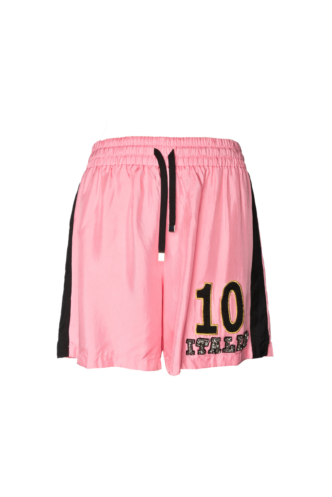 Dolce & Gabbana Size 44 Embellished Silk Sport Jersey Top & Shorts Set