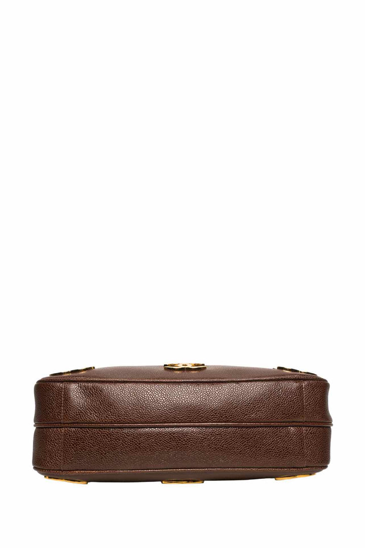 Chanel 1994-96 Caviar Triple CC Shoulder Bag