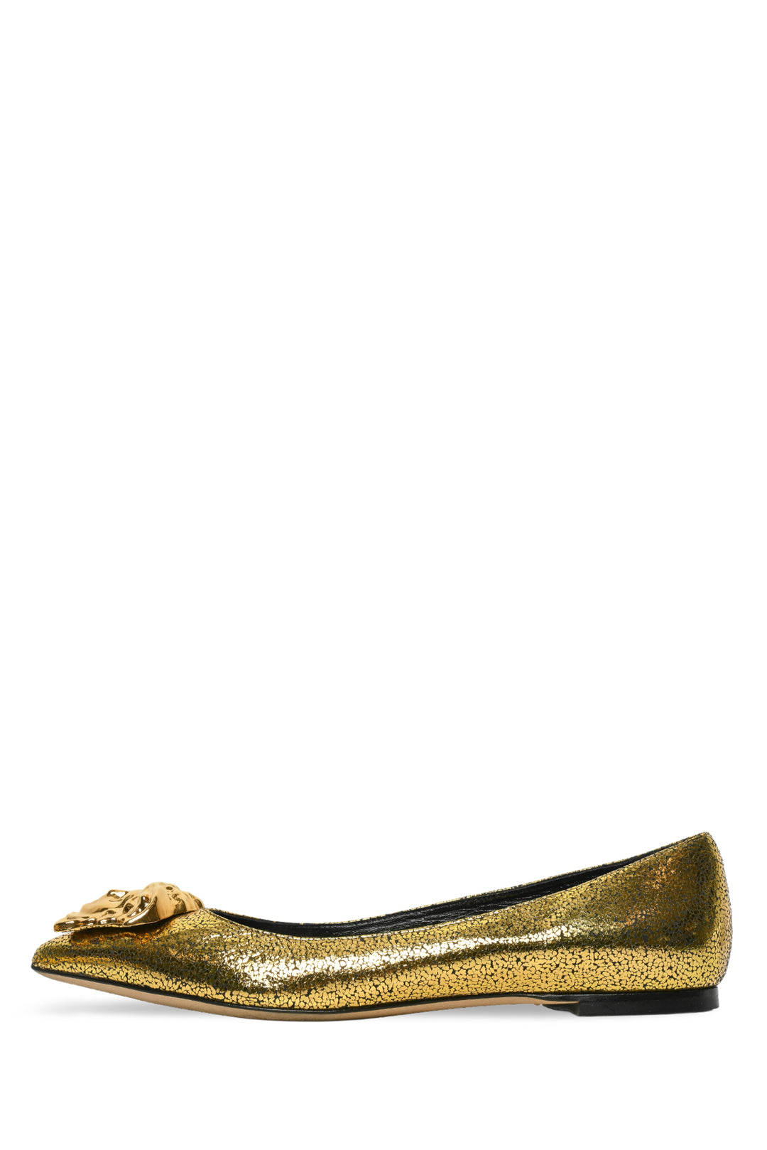 Versace Size 36.5 Medusa Tribute Ballerina Flats