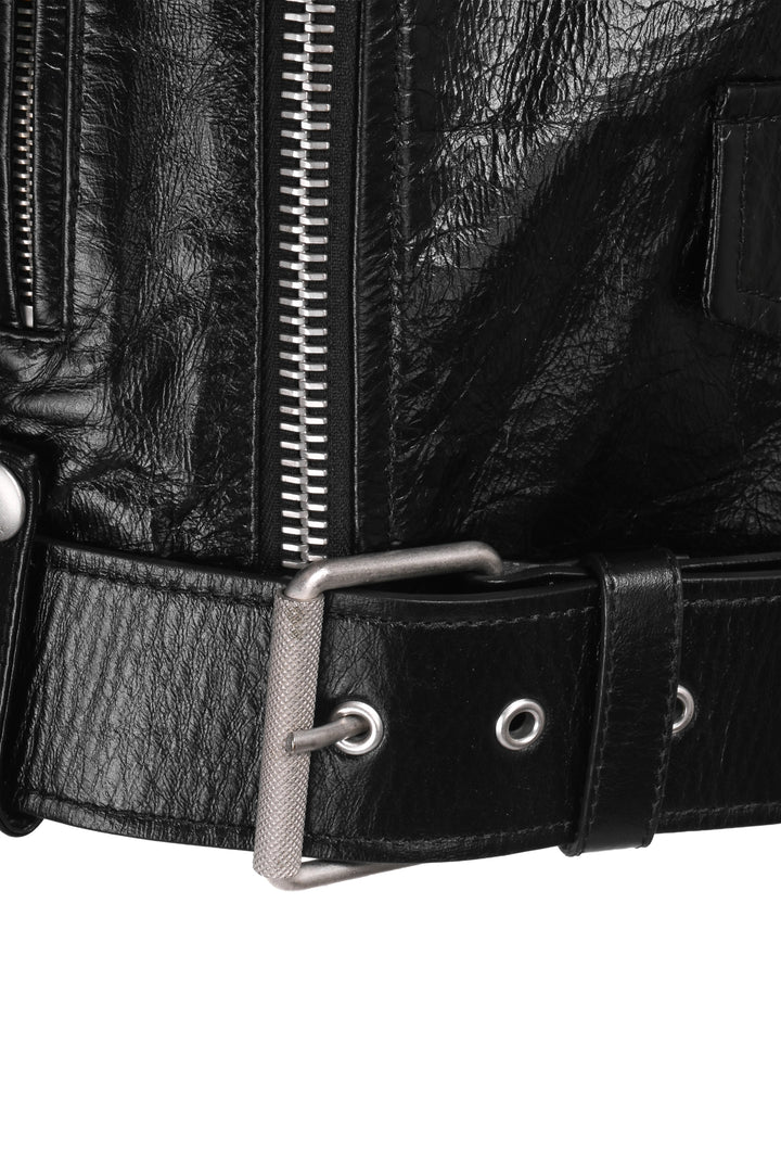 Givenchy Size 8 Studded Leather Biker Jacket