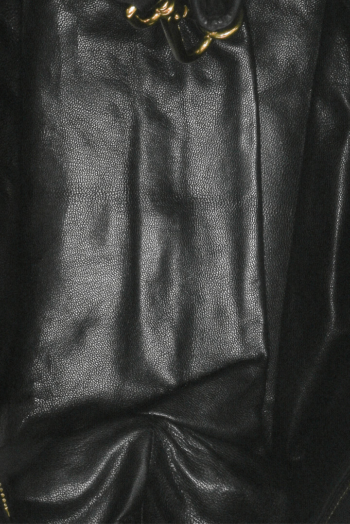 Miu Miu Grommet Biker Tote