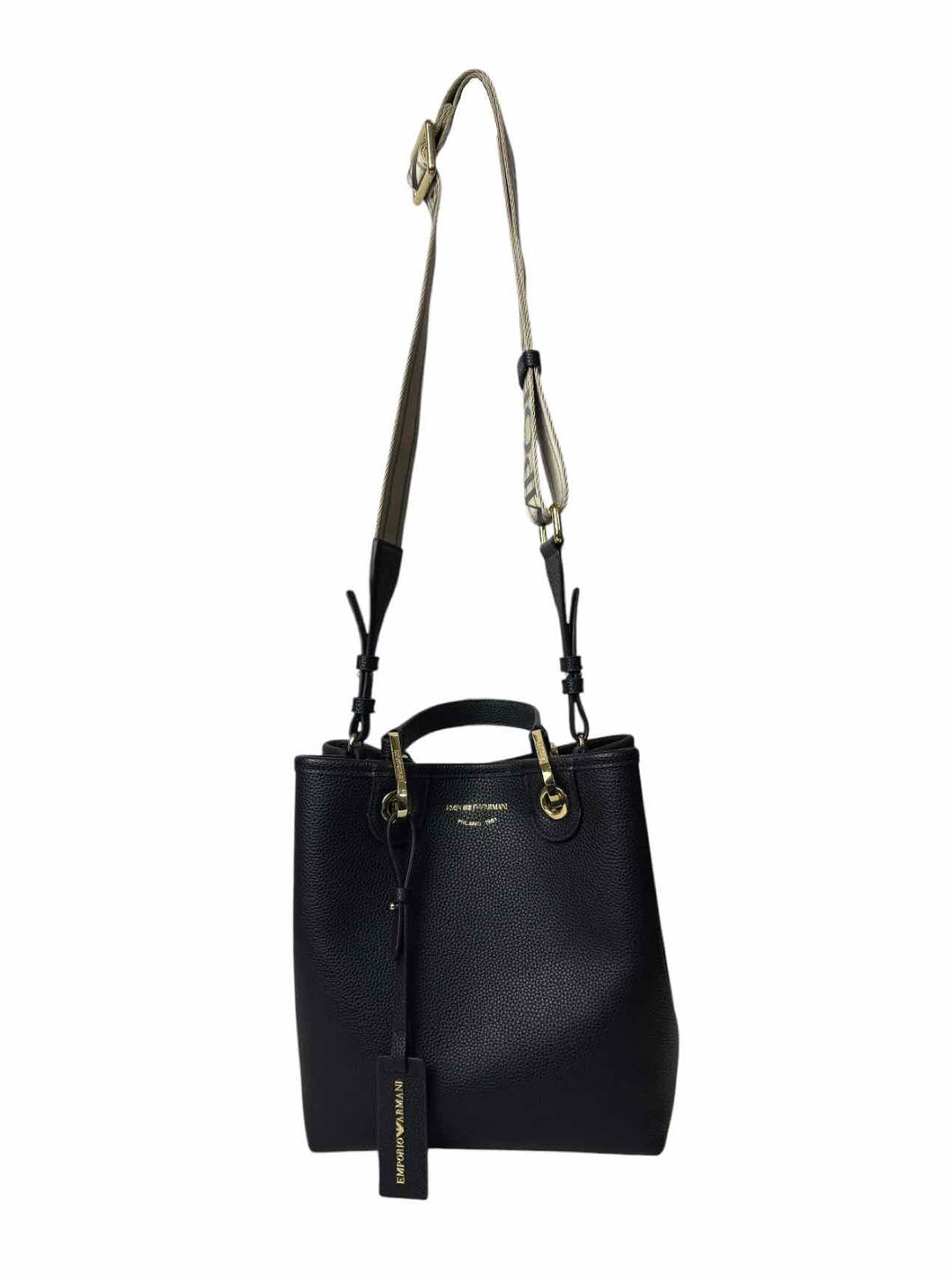 Emporio Armani Small Leather Tote Purse