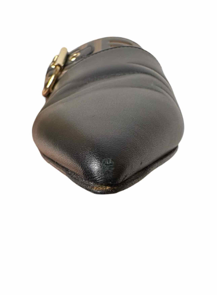 Fendi Size 37 Zucca Leather Mules & Clogs
