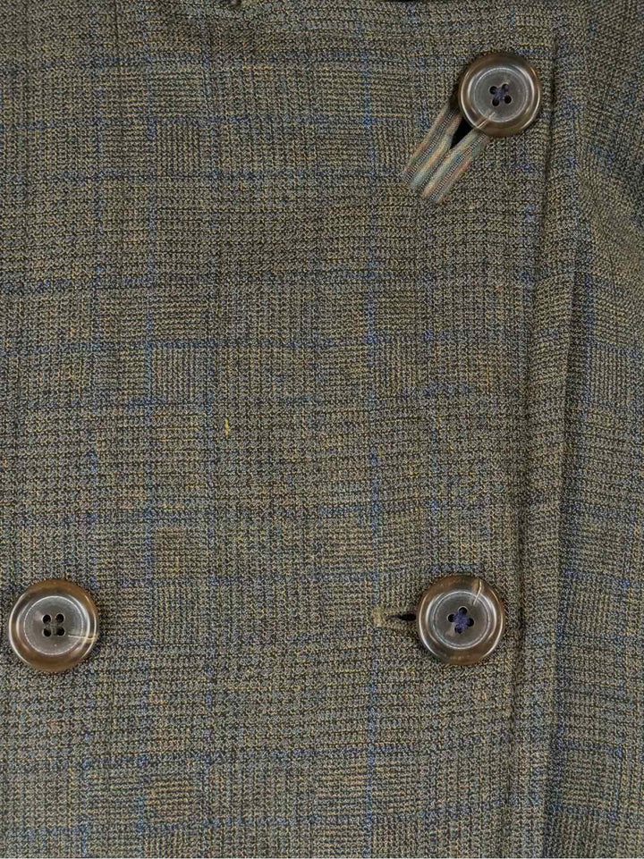Dries Van Noten Size 40 Double Breasted Wool-Blend Coat