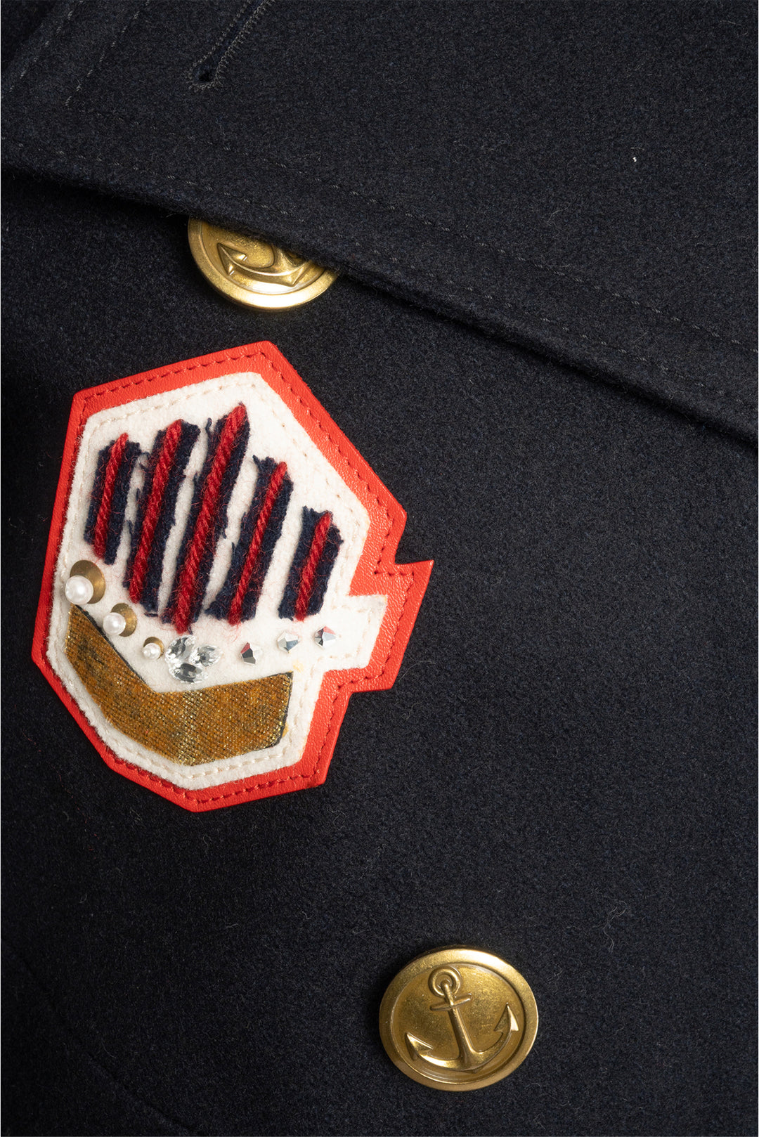 Coach Size 0 1941 Naval Officer Pea Coat