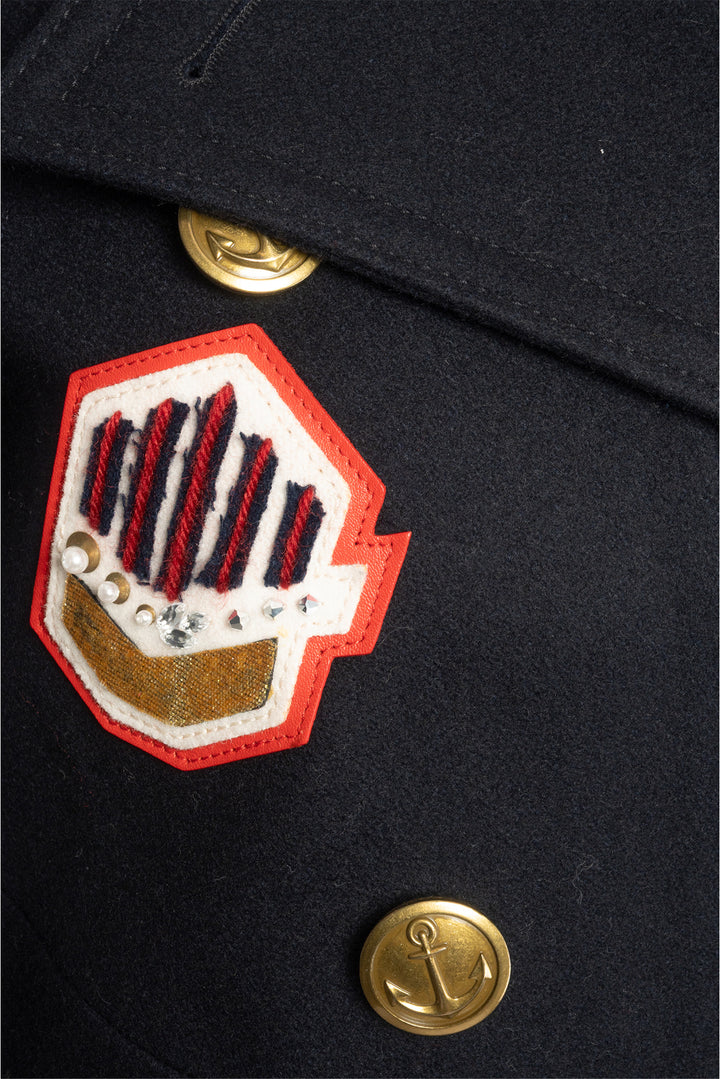 Coach Size 0 1941 Naval Officer Pea Coat