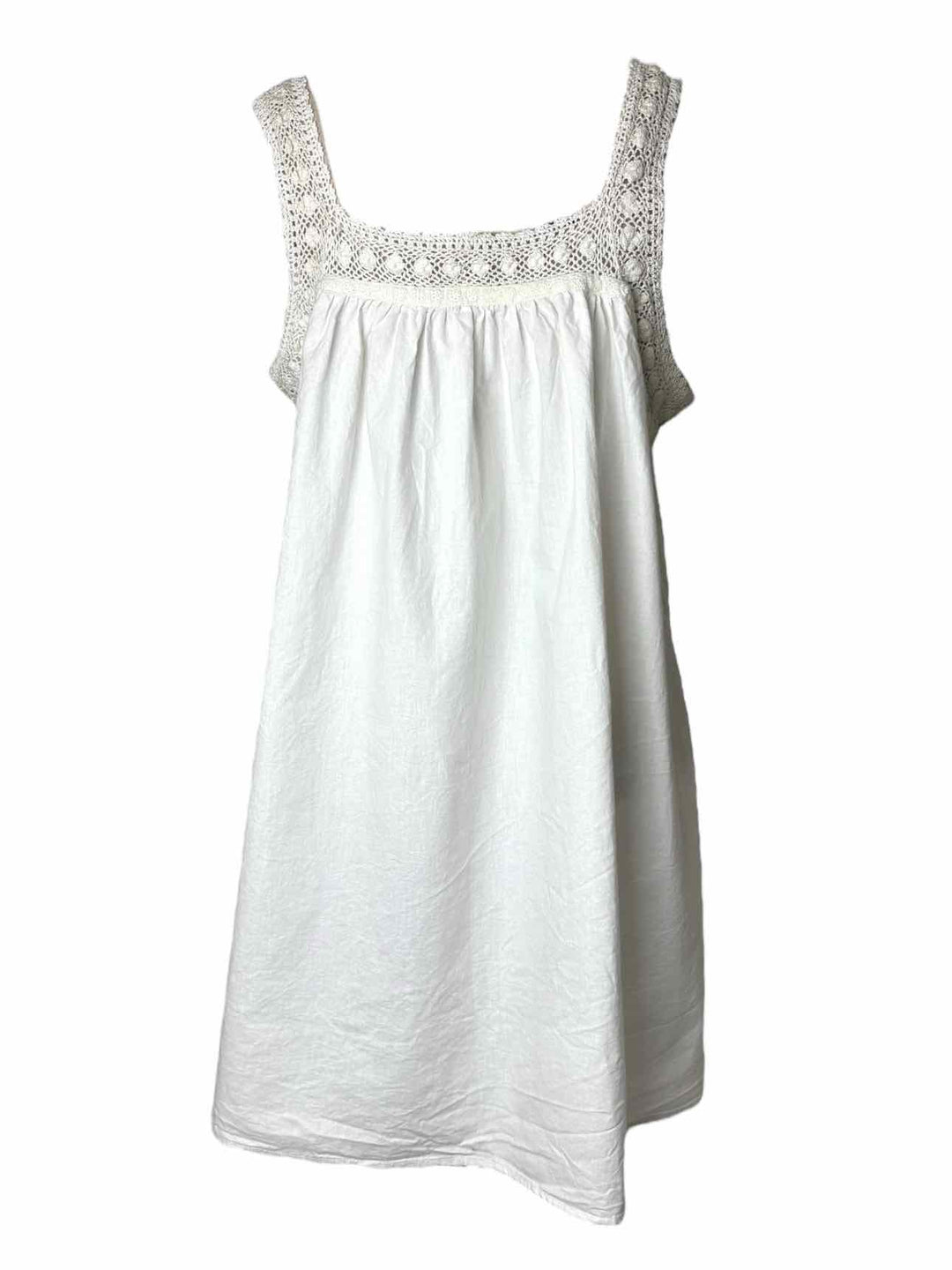Magnolia Pearl Crochet Trim Size OS Tunic - Luxury Used Designer Tops