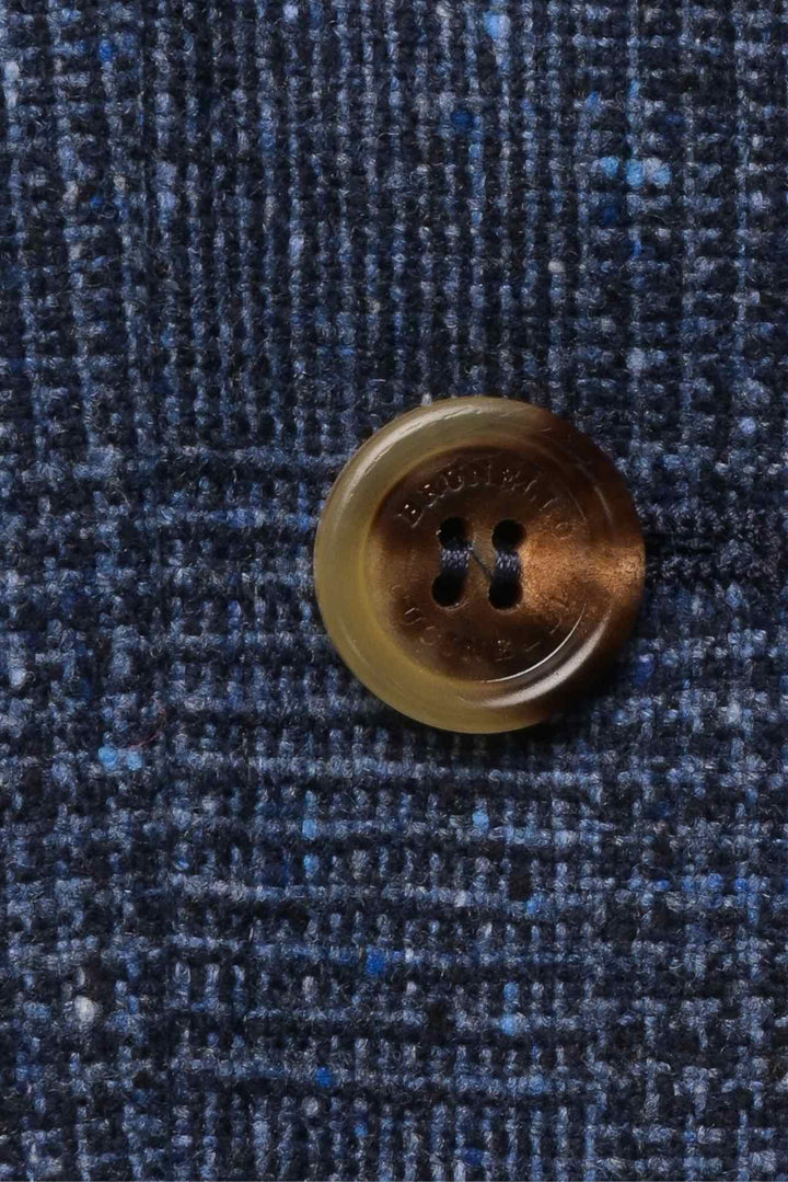 Brunello Cucinelli Size 46 Men's Wool & Cashmere Blend Check Print Woven Blazer