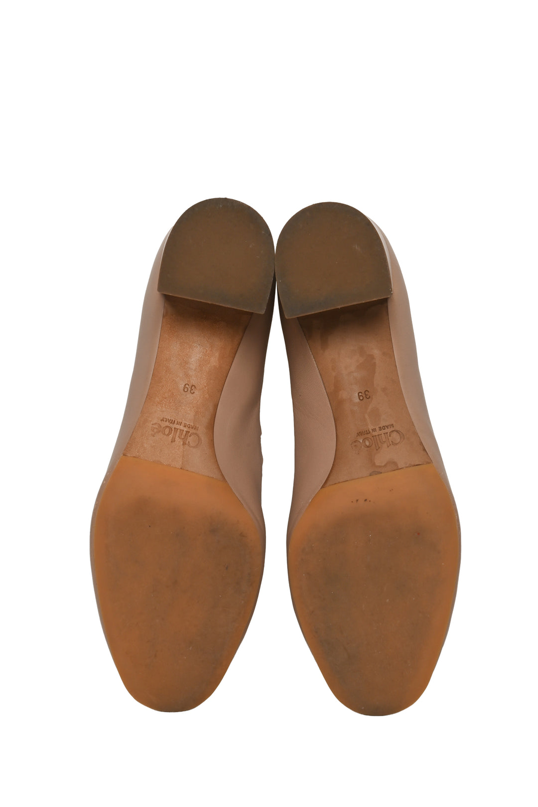 Chloe Size 39 Scalloped Lauren Mid Heel Pumps