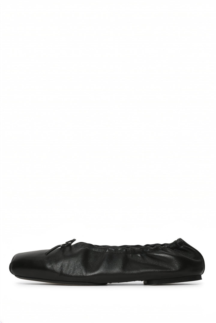 Khaite Size 38 Ashland Foldable Leather Ballerina Flats