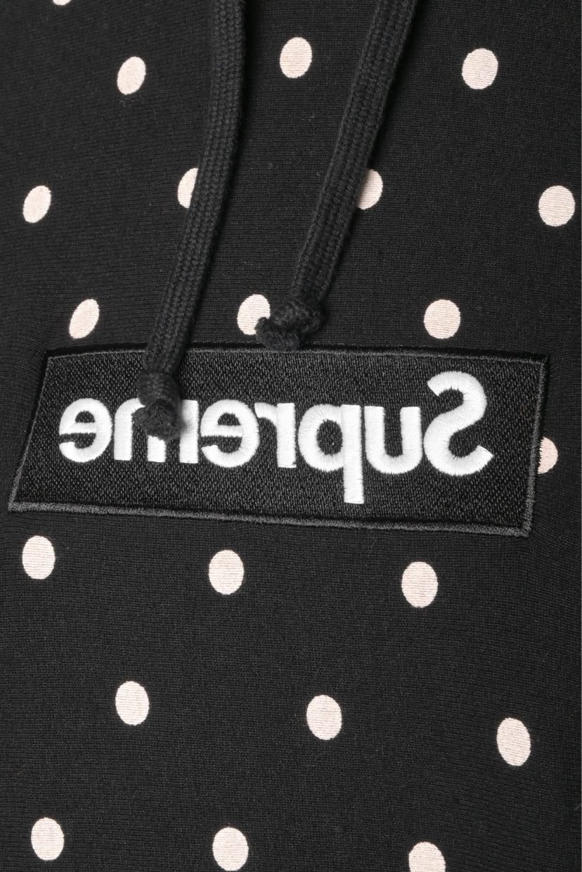 Comme Des Garcons x Supreme Size M Men's Polka Dot Box Logo Hoodie