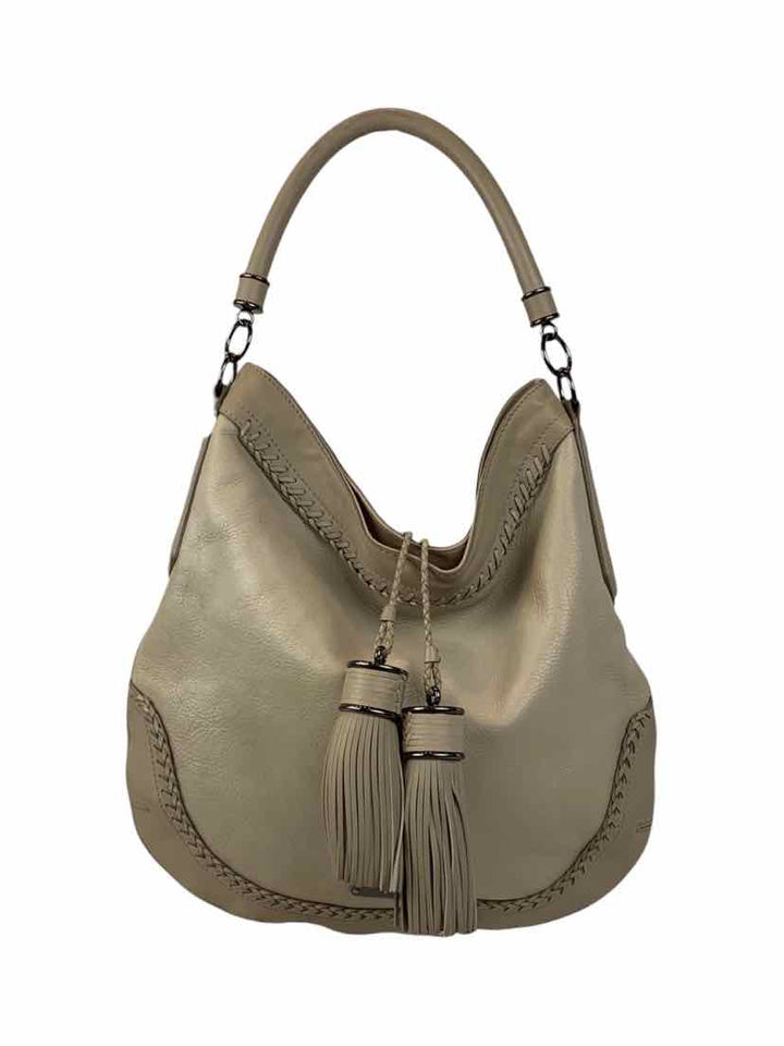 Burberry Woven Accent Hobo Bag