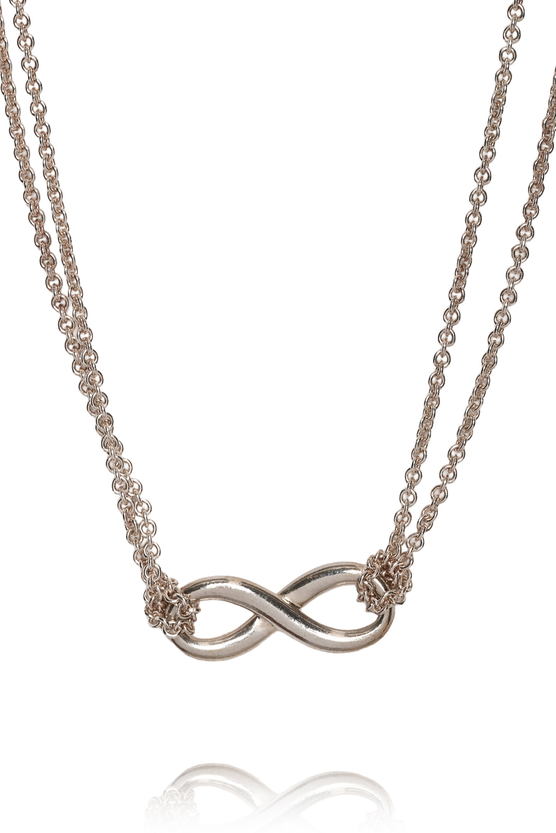 Tiffany & Co Infinity Double Chain Necklace