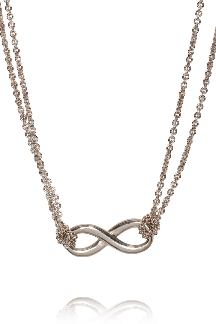 Tiffany & Co Infinity Double Chain Necklace