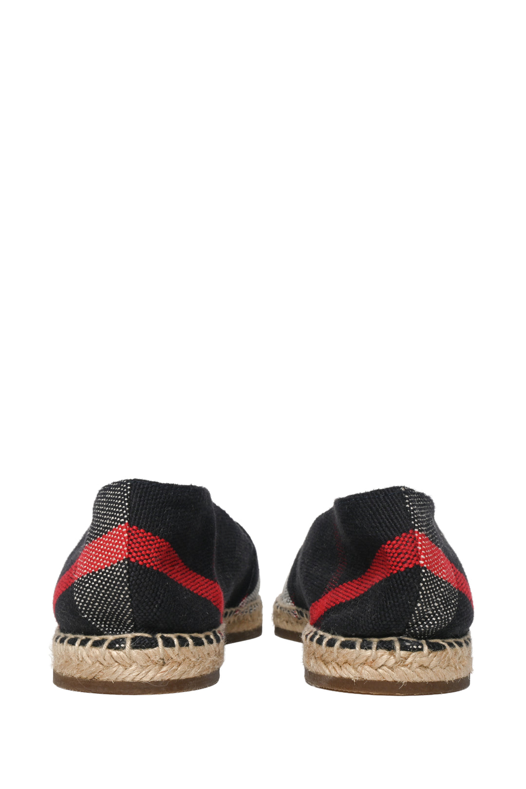 Burberry Size 40 Novacheck Canvas Espadrilles