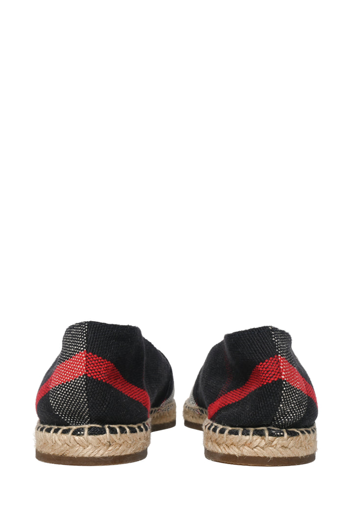 Burberry Size 40 Novacheck Canvas Espadrilles