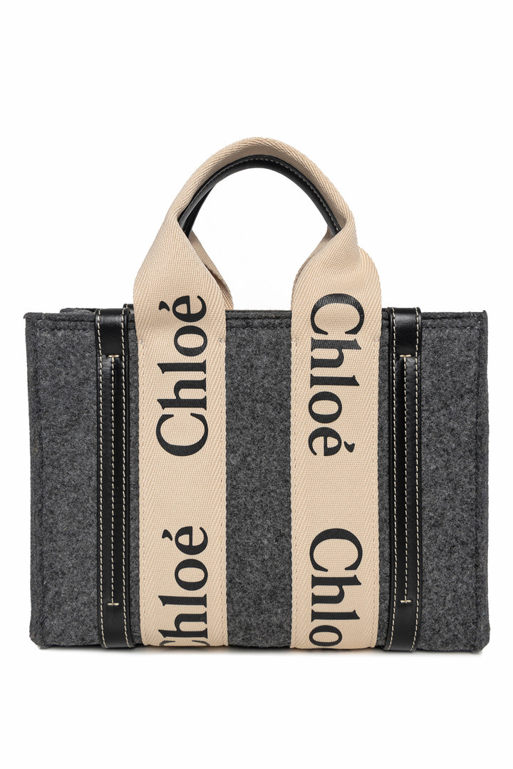 Chloe Small Woody Ribbon Tote