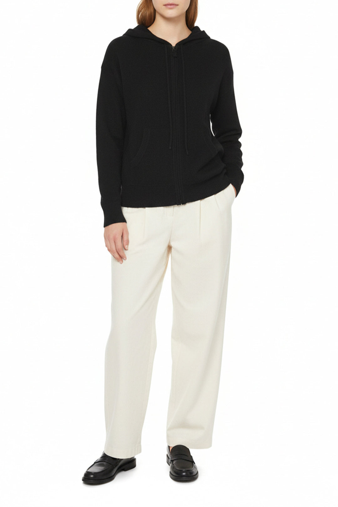 Nili Lotan Size XS Cashmere Full-Zip Hoodie