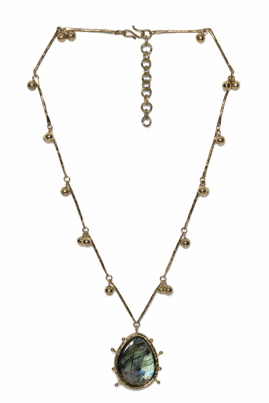 Ulla Johnson Stone Pendant Beaded Necklace