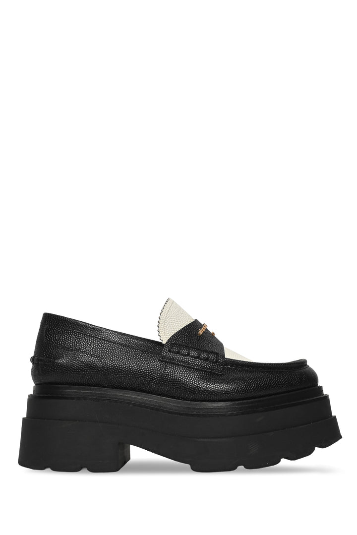 Alexander Wang Size 38.5 Carter Leather Platform Loafers