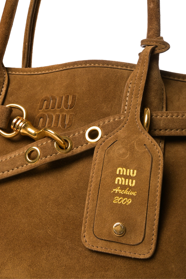 Miu Miu Adventure Suede Bag