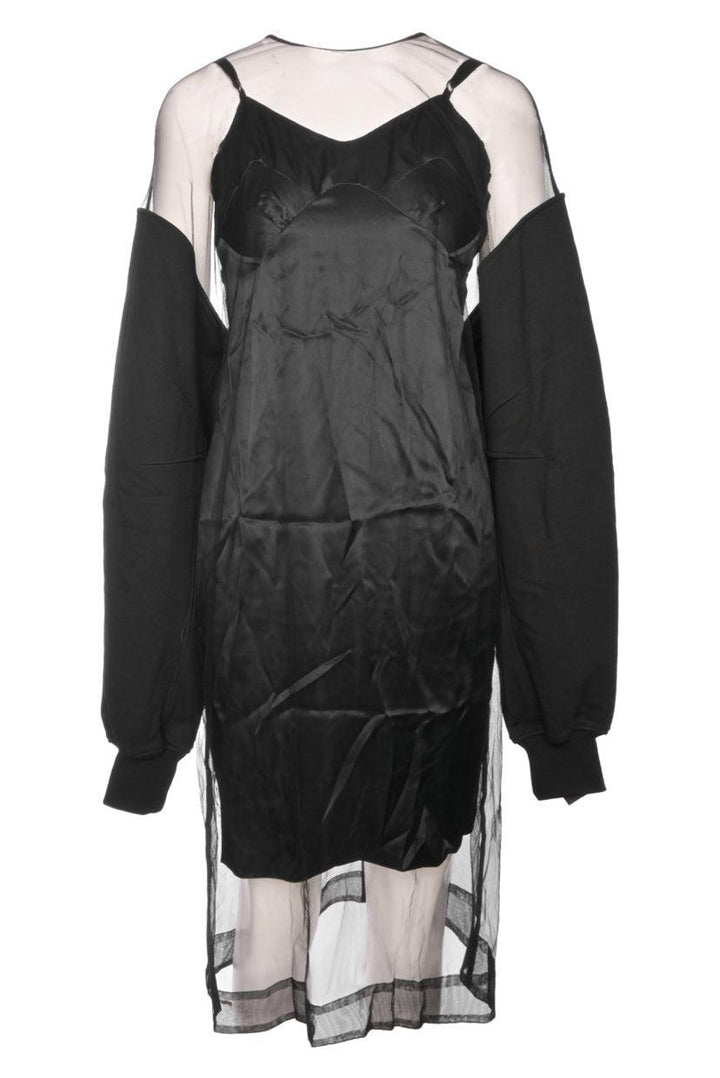 Vera Wang Size S Tulle Sweatshirt Dress