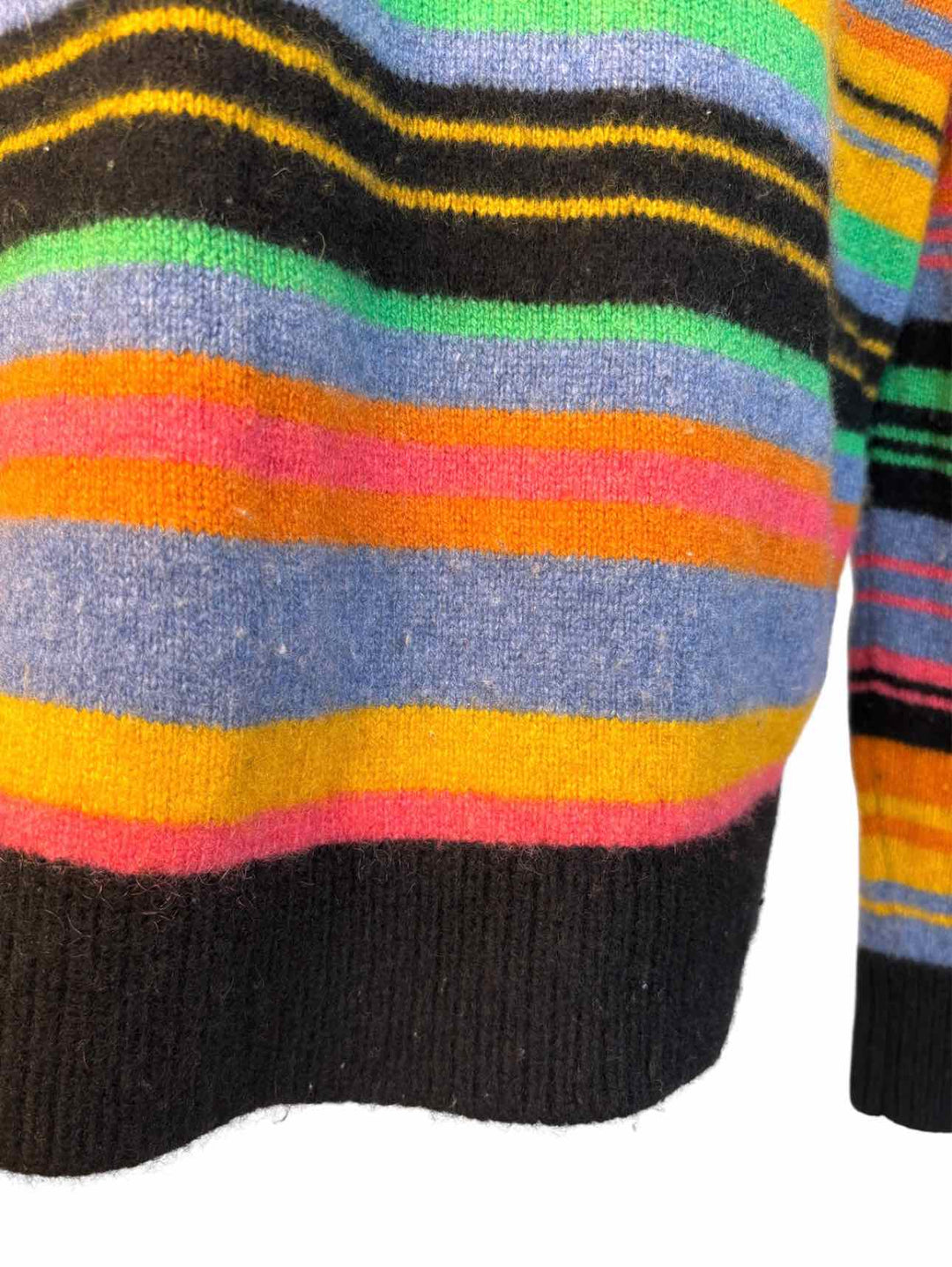 The Elder Statesman Size M Men's Stripe Cashmere Sweater