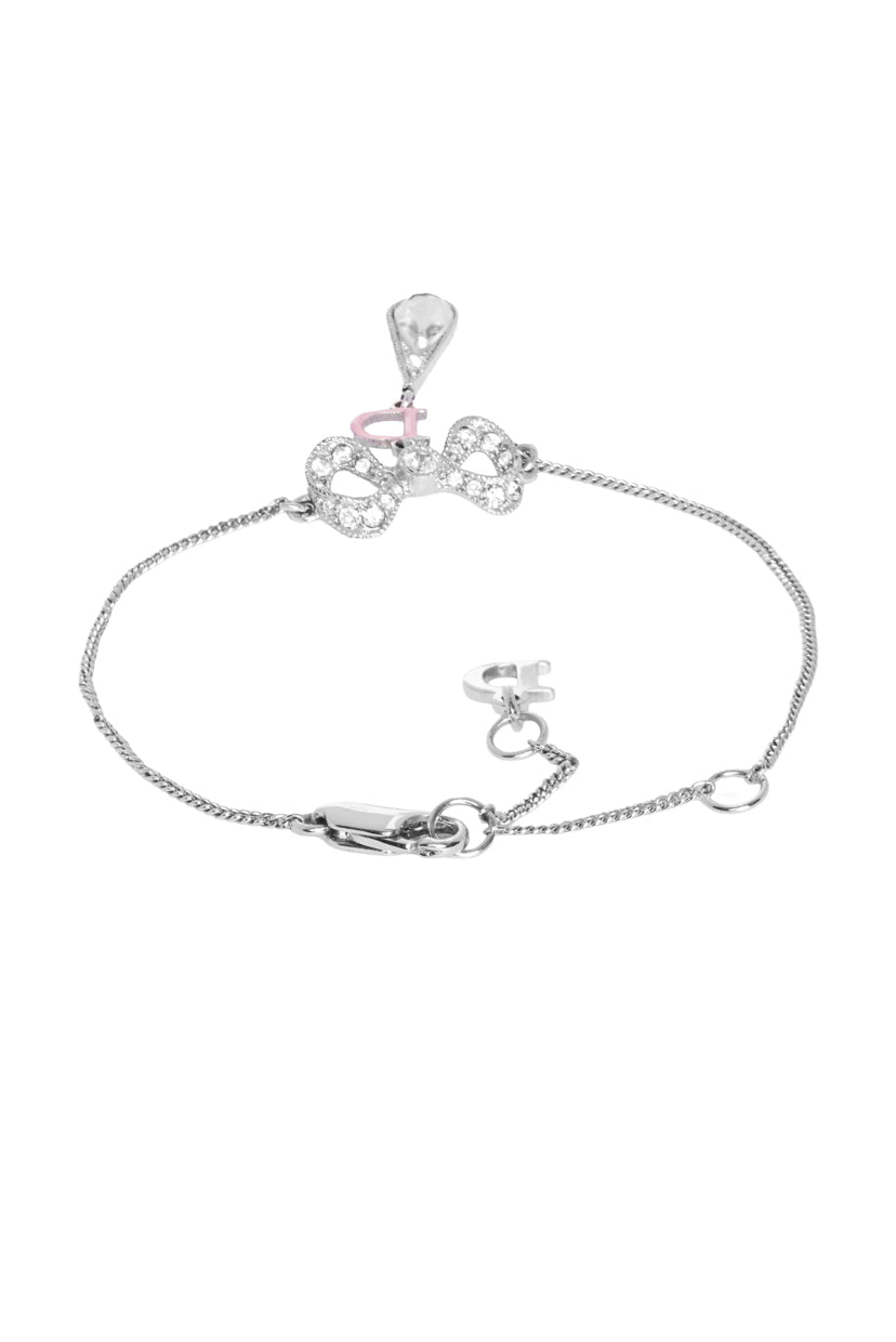 Dior Bow & Tear Drop Crystal Bracelet