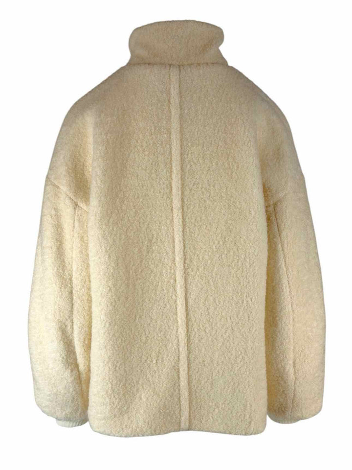 Ganni Size 32 Wool-Blend Boucle Jacket