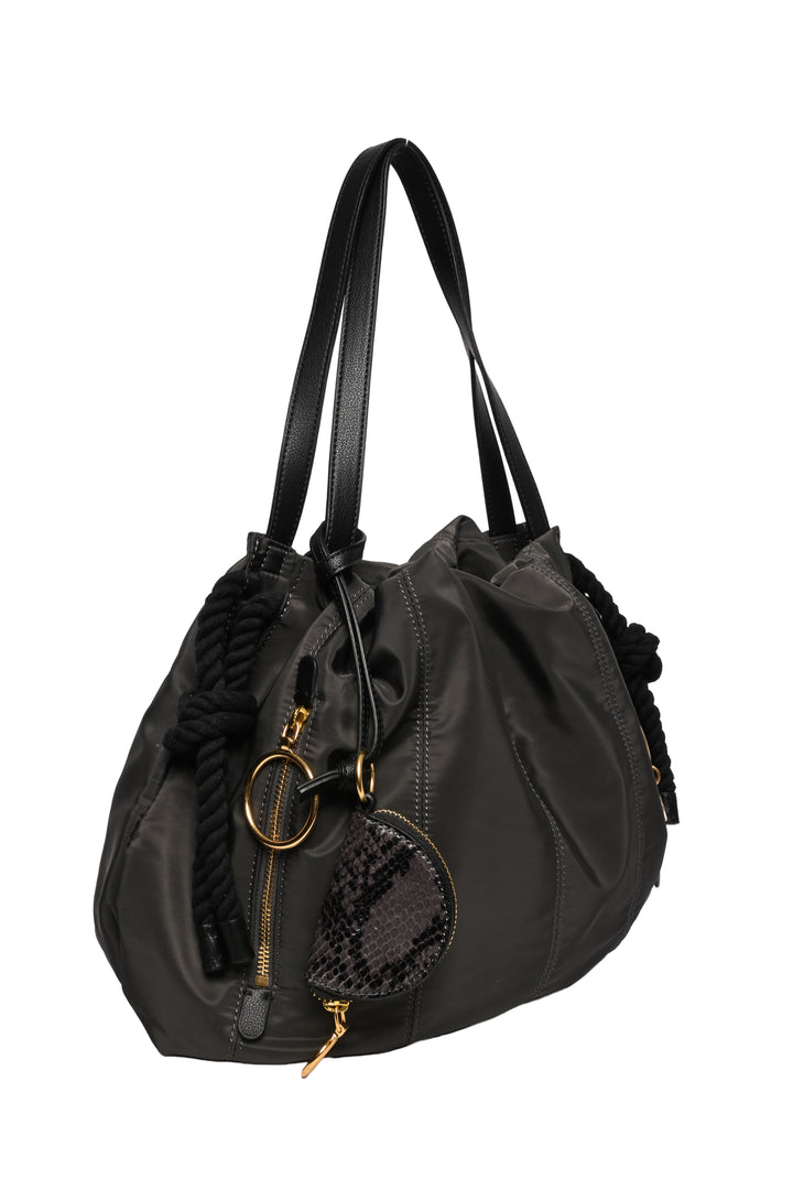 See by Chloe Leather-Trimmed Nylon Flo Tote