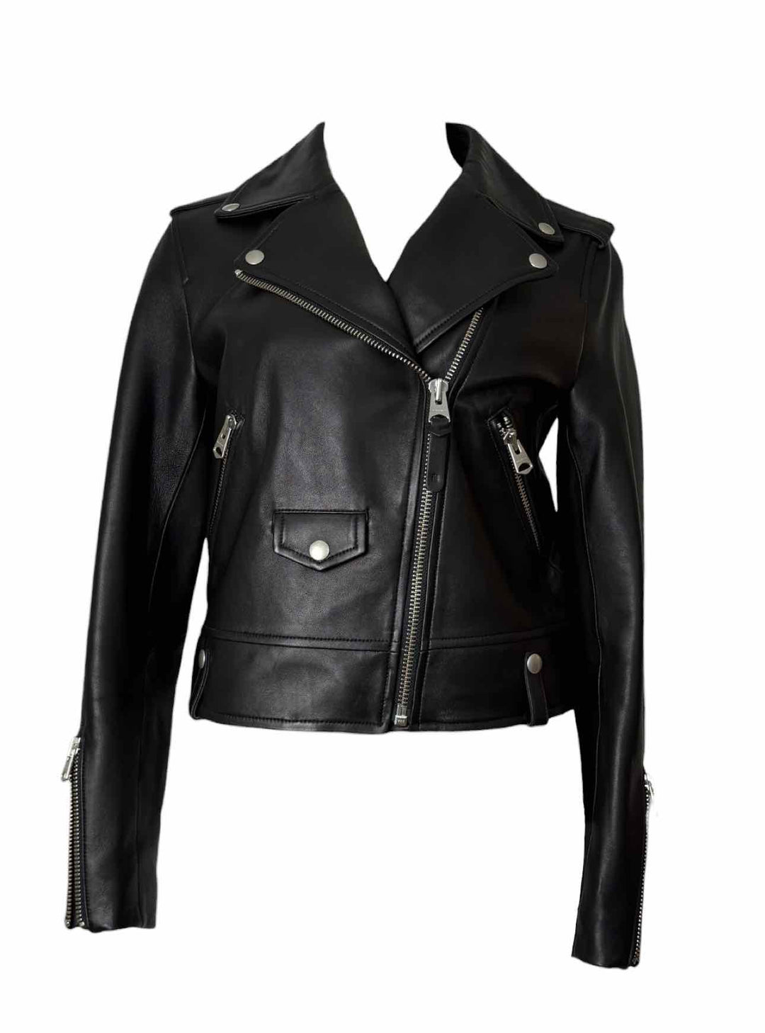Mackage Size M Leather Moto Jacket